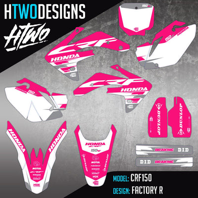 CRF 150 Graphic Kit - Pink Factory Racing