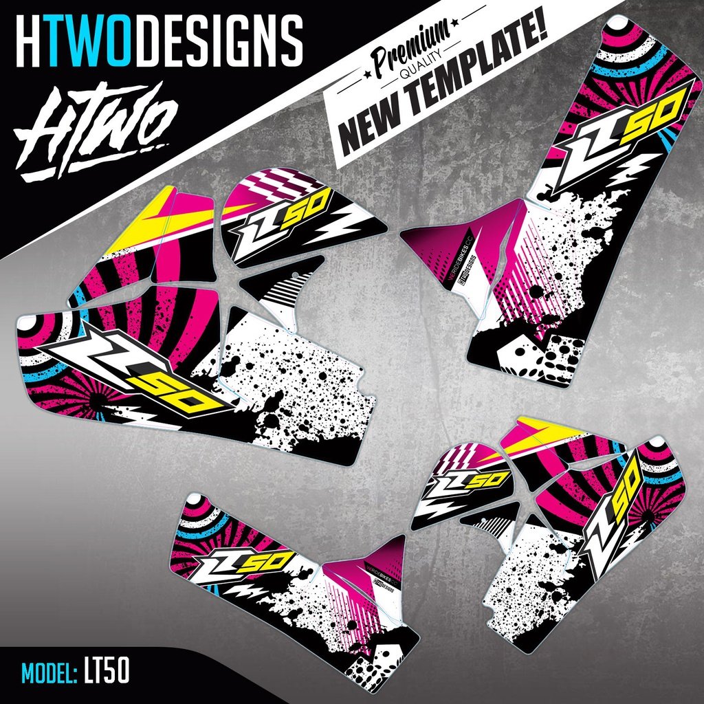 LT50 Graphics Suzuki New Wave – HTWO Designs